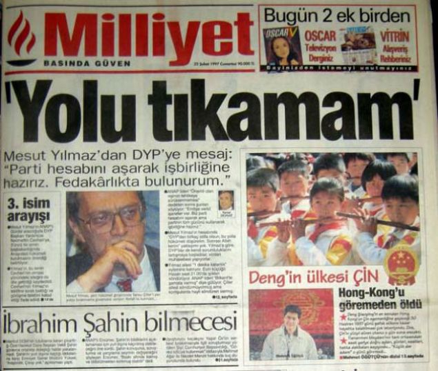 28 Şubat'ın Tetikçisi Medyanın Manşetleri 23