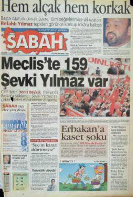 28 Şubat'ın Tetikçisi Medyanın Manşetleri 52