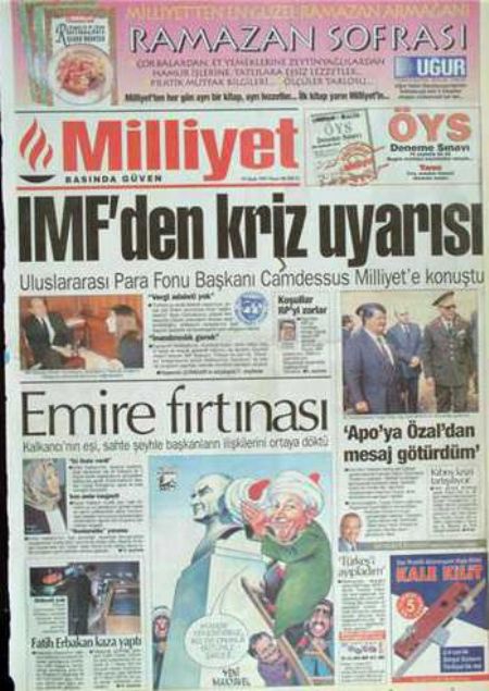 28 Şubat'ın Tetikçisi Medyanın Manşetleri 53