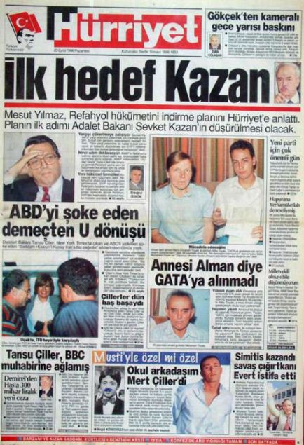 28 Şubat'ın Tetikçisi Medyanın Manşetleri 55