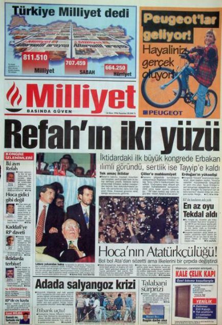 28 Şubat'ın Tetikçisi Medyanın Manşetleri 58