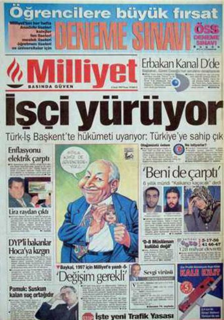 28 Şubat'ın Tetikçisi Medyanın Manşetleri 59