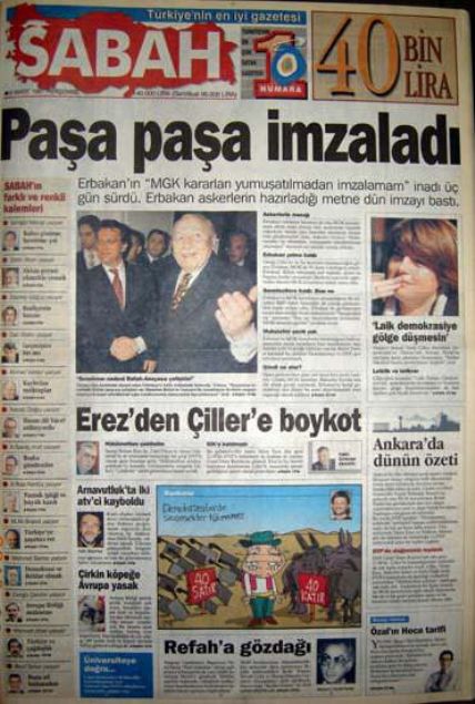 28 Şubat'ın Tetikçisi Medyanın Manşetleri 62