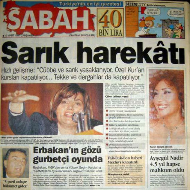 28 Şubat'ın Tetikçisi Medyanın Manşetleri 66