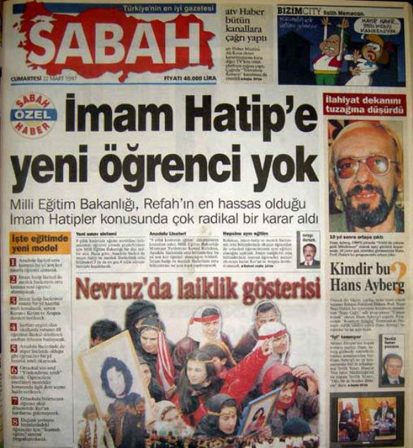 28 Şubat'ın Tetikçisi Medyanın Manşetleri 68