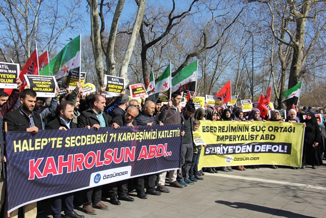 ABD’li Katiller Saraçhane’de Protesto Edildi! 16