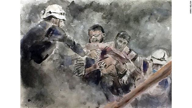 Suriye'deki Acıyı Resmetti 2