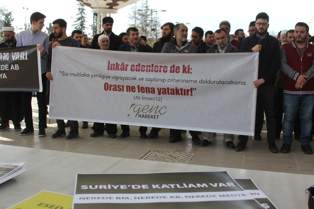 Kimyasal Katliamda Öldürülenler Fatih’te Gıyabi Cenaze Namazı Kılındı 2