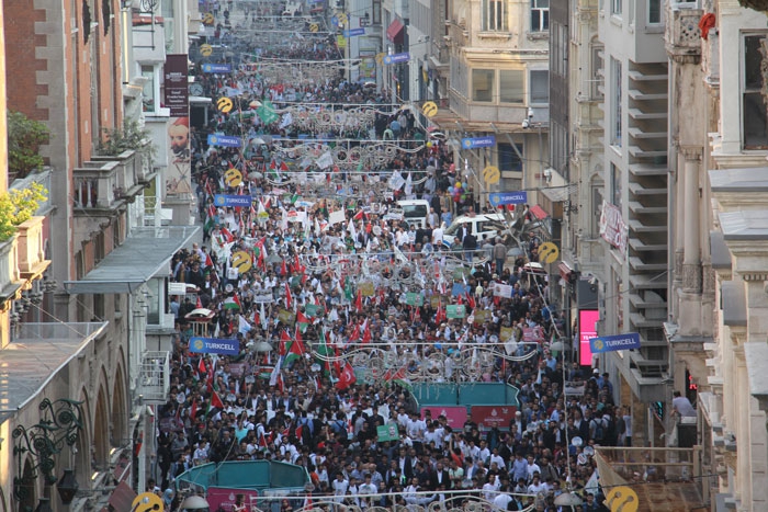 Binlerce Filistin Sevdalısı ‘Özgür Kudüs’ İçin Yürüdü 2