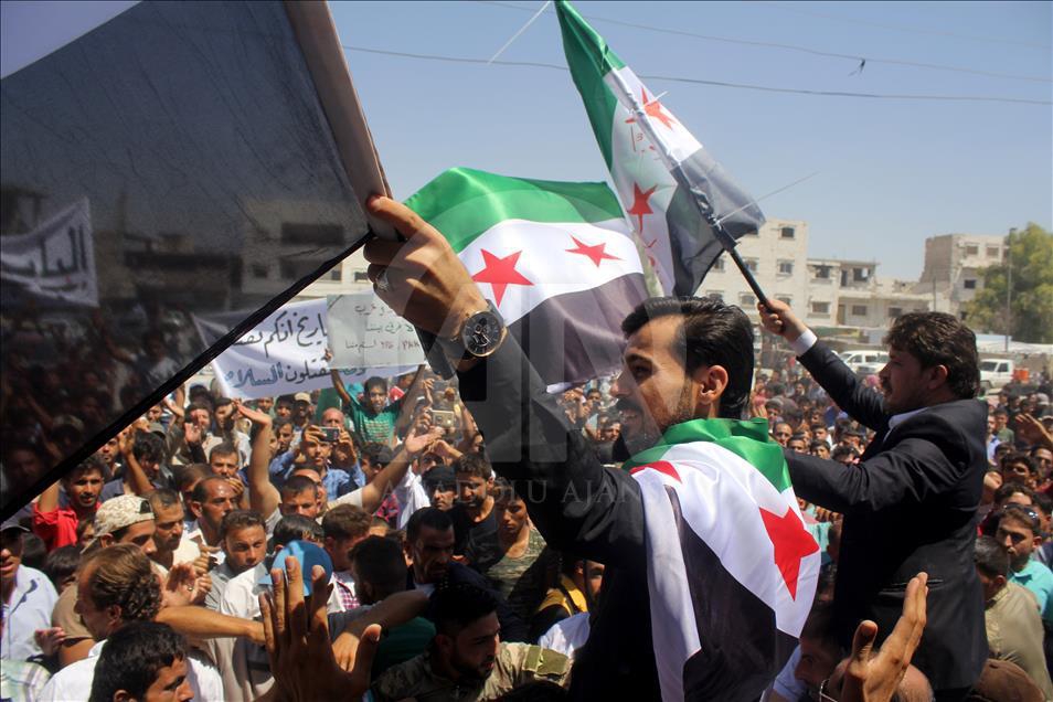 Suriye'de PKK/PYD Karşıtı Gösteriler 1