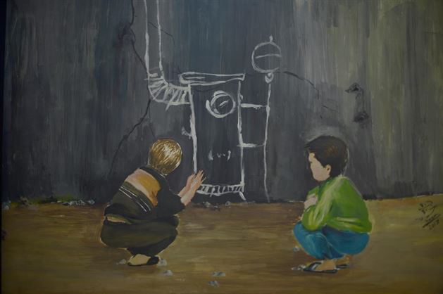 Suriyelilerin Acılarını Resme Döktü 2