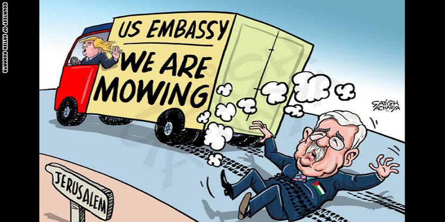 Trump’ın Kudüs Kararının Karikatürlere Yansıması