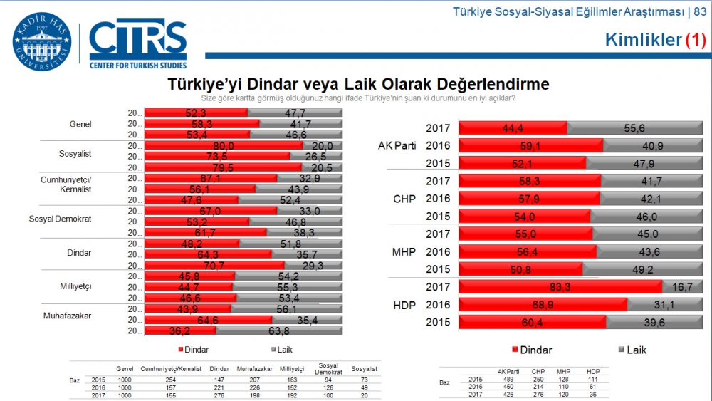 Türkiye Sosyal-Siyasal Eğilimler Araştırması 96