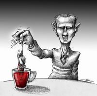 Beşşar Esedin Çay Keyfi!