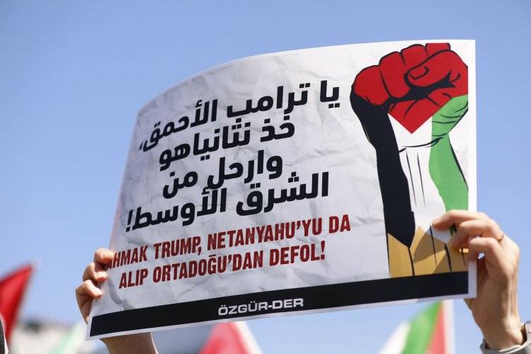 Binler, işgalin hamisi ABD konsolosluğuna yürüdü: Katil ABD Ortadoğudan  15