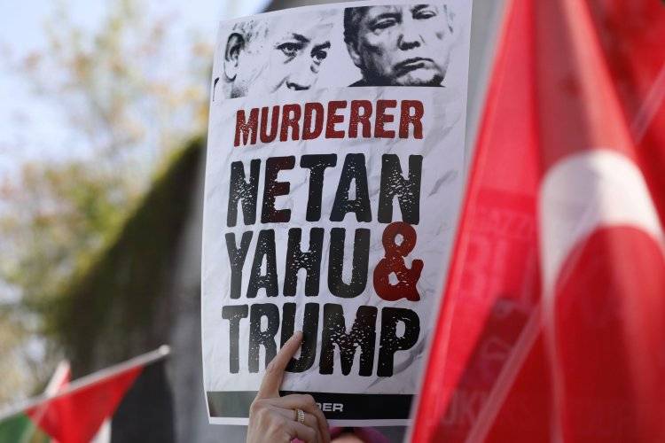 Binler, işgalin hamisi ABD konsolosluğuna yürüdü: Katil ABD Ortadoğudan  17