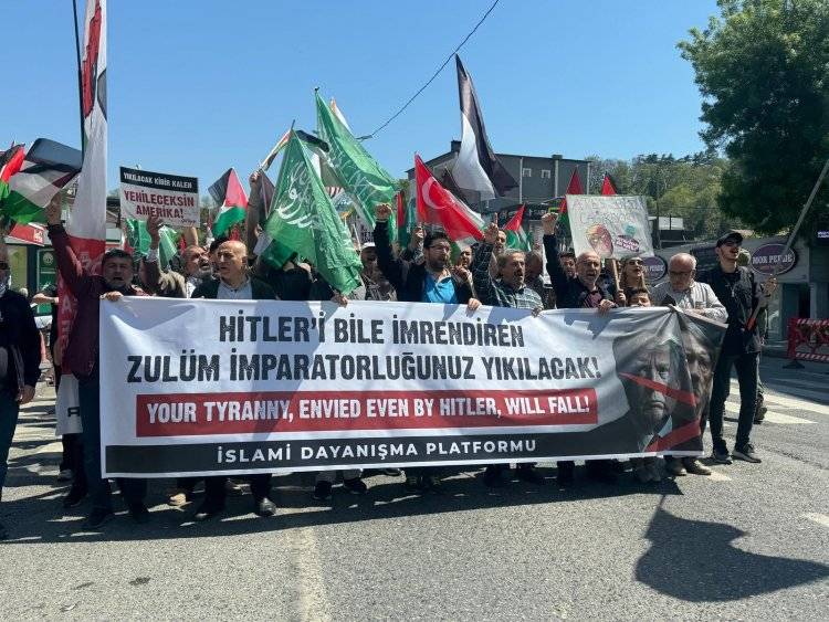 Binler, işgalin hamisi ABD konsolosluğuna yürüdü: Katil ABD Ortadoğudan  2