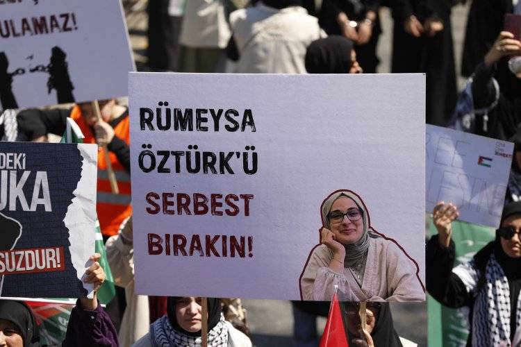 Binler, işgalin hamisi ABD konsolosluğuna yürüdü: Katil ABD Ortadoğudan  4