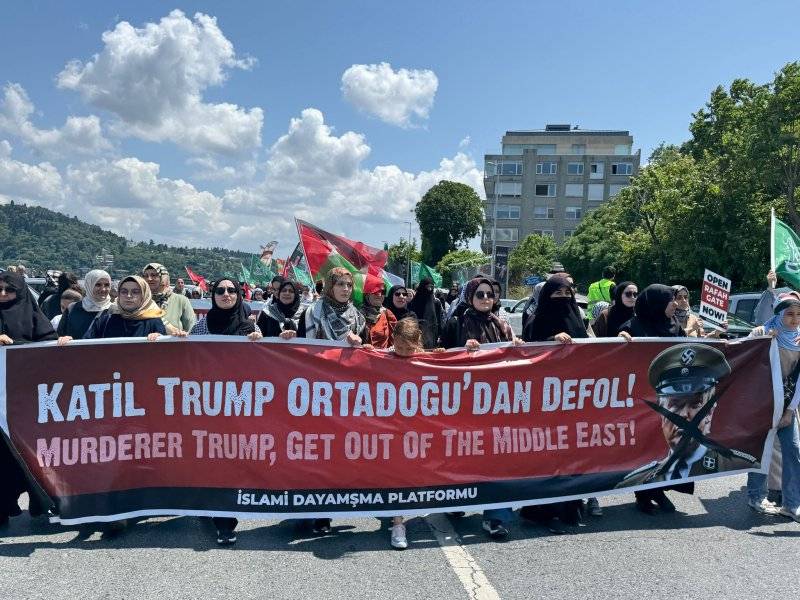 Mısır Konsolosluğu önünde Gazze dayanışması 10