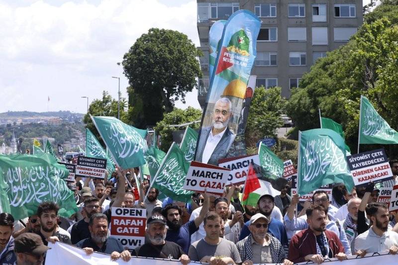 Mısır Konsolosluğu önünde Gazze dayanışması 19