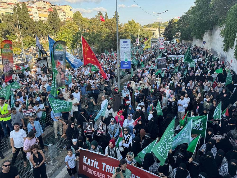 Müslümanlar, katil ABD’nin İstanbul konsolosluğuna yürüdü. 42