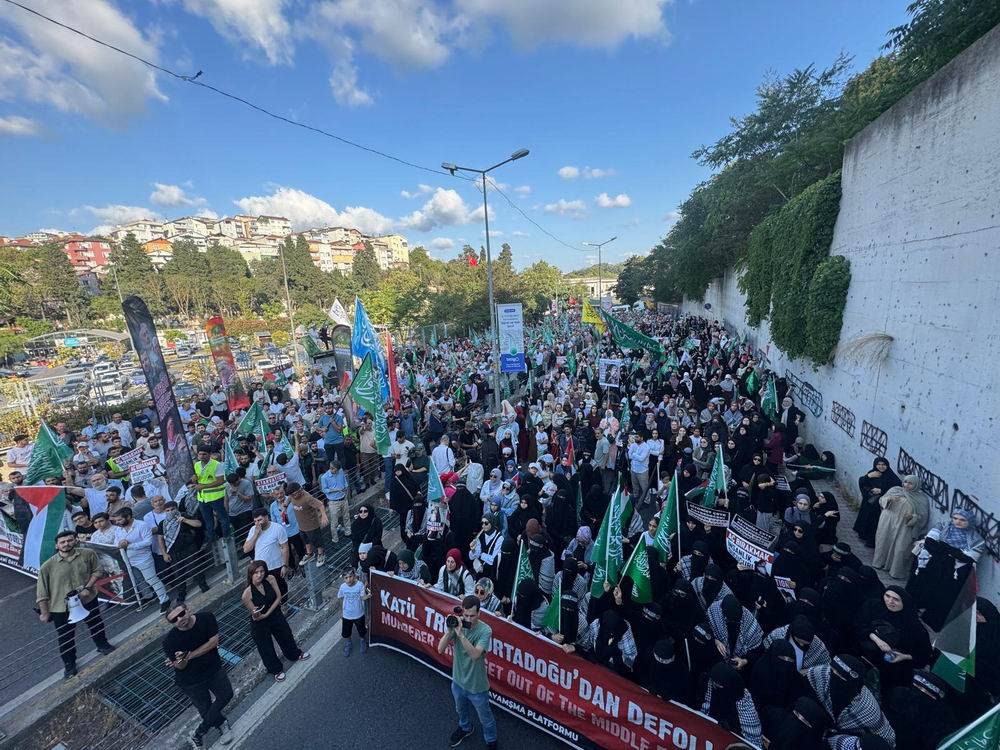 Müslümanlar, katil ABD’nin İstanbul konsolosluğuna yürüdü. 43