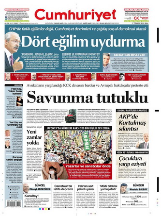 Gazete Manşetleri - 17 Temmuz 2012 4