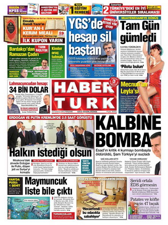 Gazete Manşetleri - 19 Temmuz 2012 6