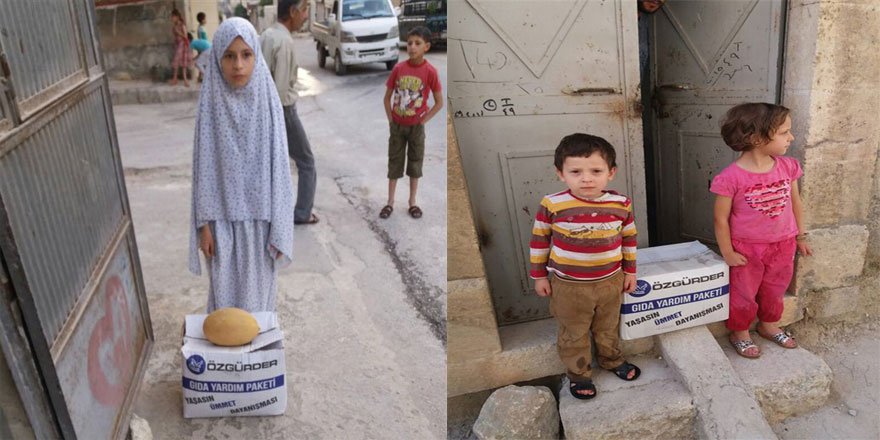 Özgür-Der İdlib Hama'da Kumanya Dağıtımı Gerçekleştirdi