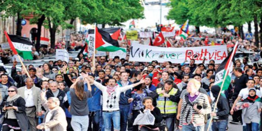 İşgalci İsrail’in Mescid-i Aksa’ya Yönelik Zulümleri İsveç’te Tel’in Edildi