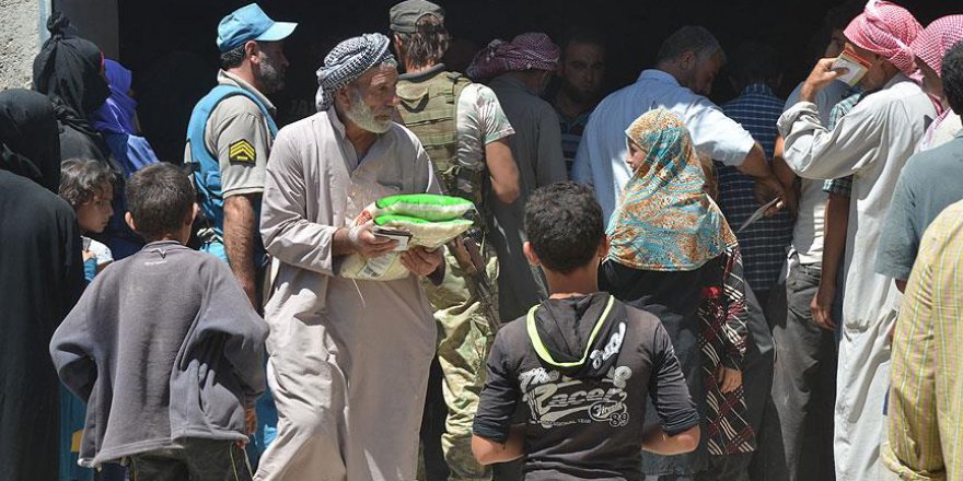 İHH'dan Bab'a Gıda Yardımı