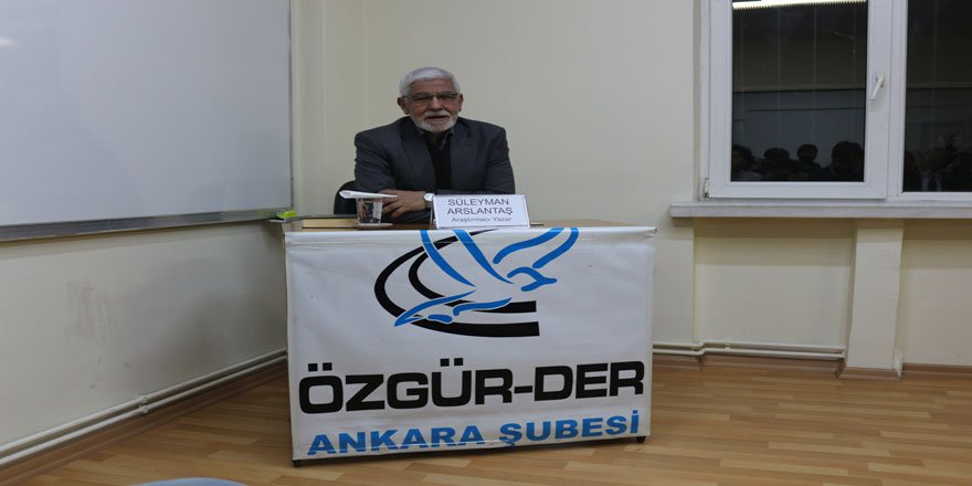 Ankara Özgür-Der’de  “Kader ve Kaza Bağlamında İnsanın Fiilleri” Konuşuldu