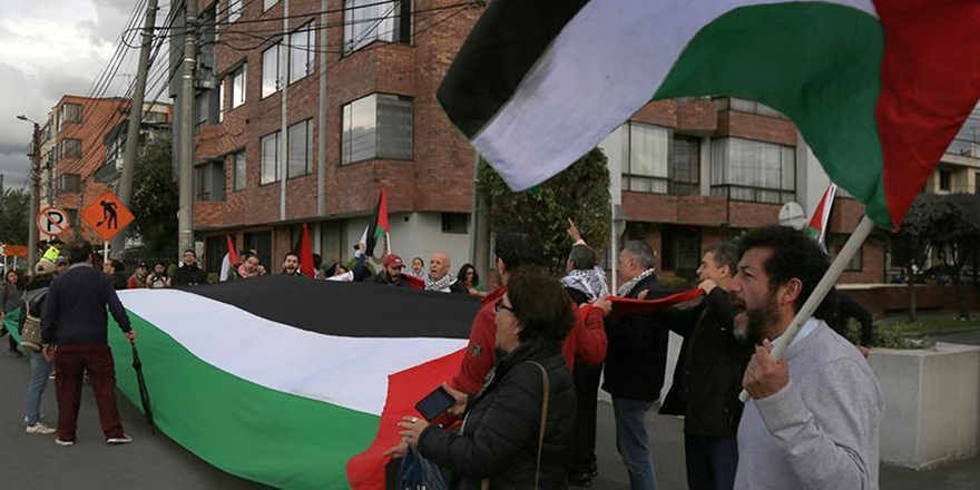 Trump’ın Kudüs Kararına Kolombiya’da Protesto!