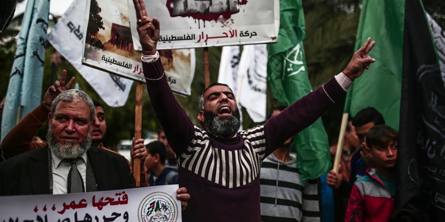 ABD’nin Kudüs Vetosuna Gazze’de Protesto!