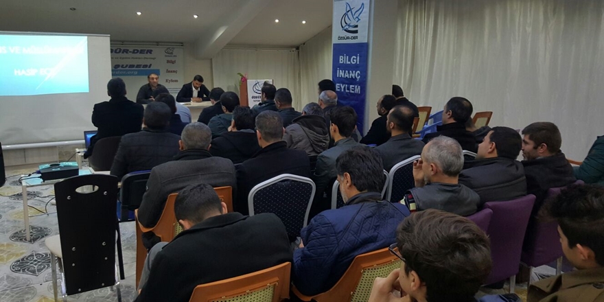 Tatvan Özgür-Der’de “Kudüs ve Müslümanlar” Konuşuldu