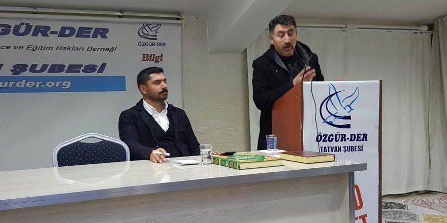 Tatvan Özgür-Der’de “Cemaleddin Afgani” Konuşuldu