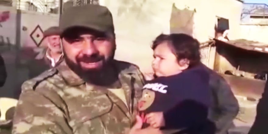 ÖSO’nun Kürt Komutanı Afrinlileri Ziyaret Etti