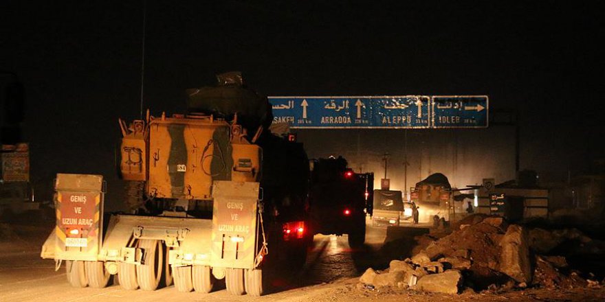 TSK Konvoyu, Yeni Gözlem Noktası İçin İdlib’e İntikal Etti