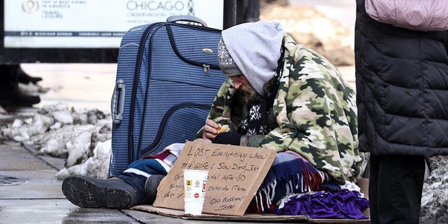 ABD'de Evsizler Zorlu Kış Şartlarıyla Mücadele Ediyor