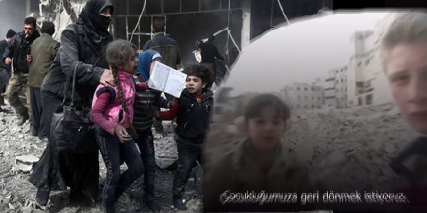 Doğu Gutalı Çocuklar Dünyaya Seslendi: Guta’yı Kurtarın