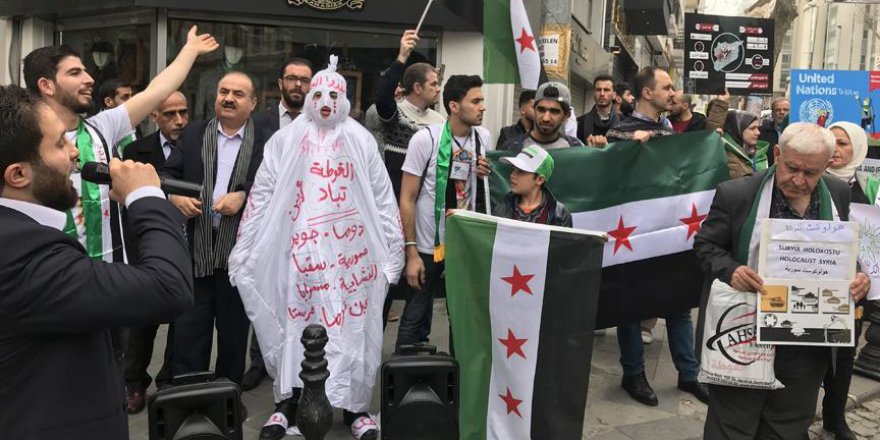 İran Konsolosluğu Önünde Guta Protestosu