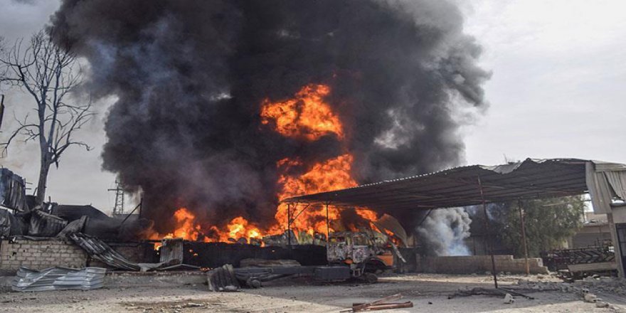Katil Esed’in Doğu Guta'daki Saldırısında 37 Sivil Yanarak Can Verdi