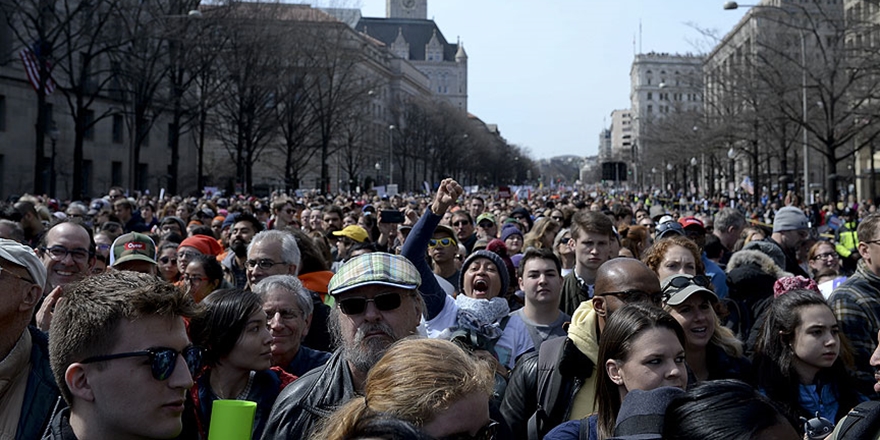 ABD’de Yüz Binler Silah Karşıtı Protestolarda Birleşti!
