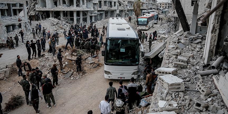 Doğu Guta'da 50 Binden Fazla Kişi Tahliye Edildi