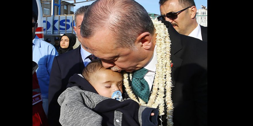 Erdoğan, Gutalı Kerim Bebekle Buluştu