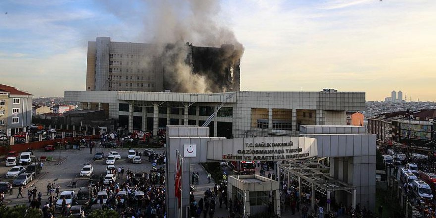 Taksim İlk Yardım Hastanesinde Yangın