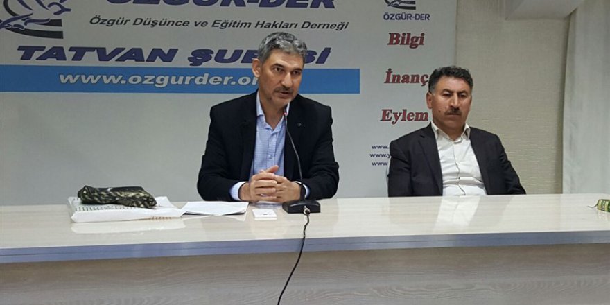 Tatvan Özgür-Der’de “İslam'da Ahlak ve Hedefleri” Konuşuldu