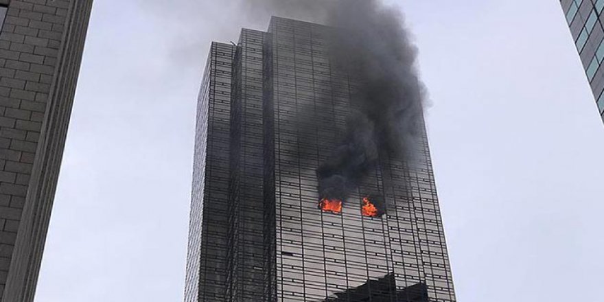 Trump'ın Evinin ve Ofislerin Bulunduğu Trump Tower'da Yangın