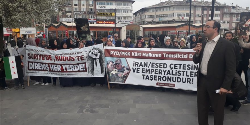 Duma Katliamı Sivas’ta Protesto Edildi