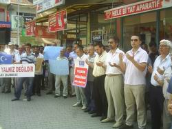 Akyazı'da 127. başörtüsü eylemi